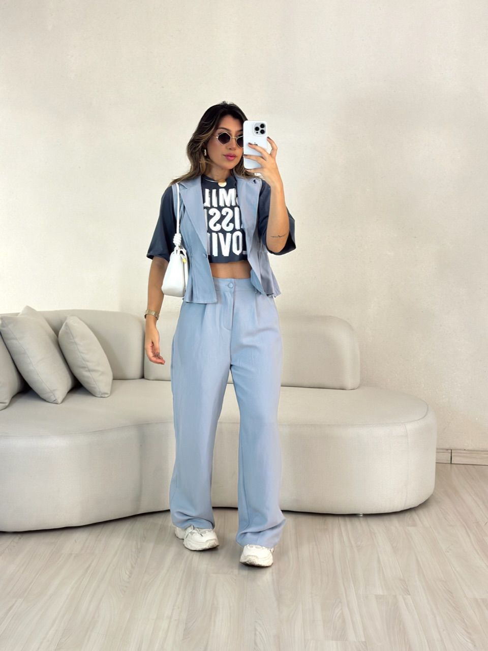 CONJUNTO RAISSA COLETE CINZA