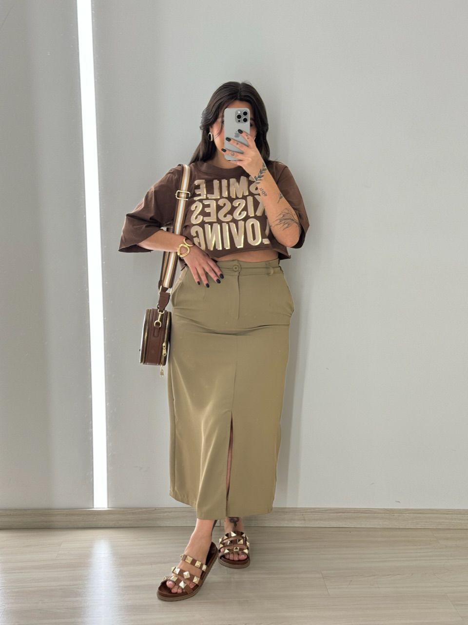 SAIA YASMIM MIDI Caqui