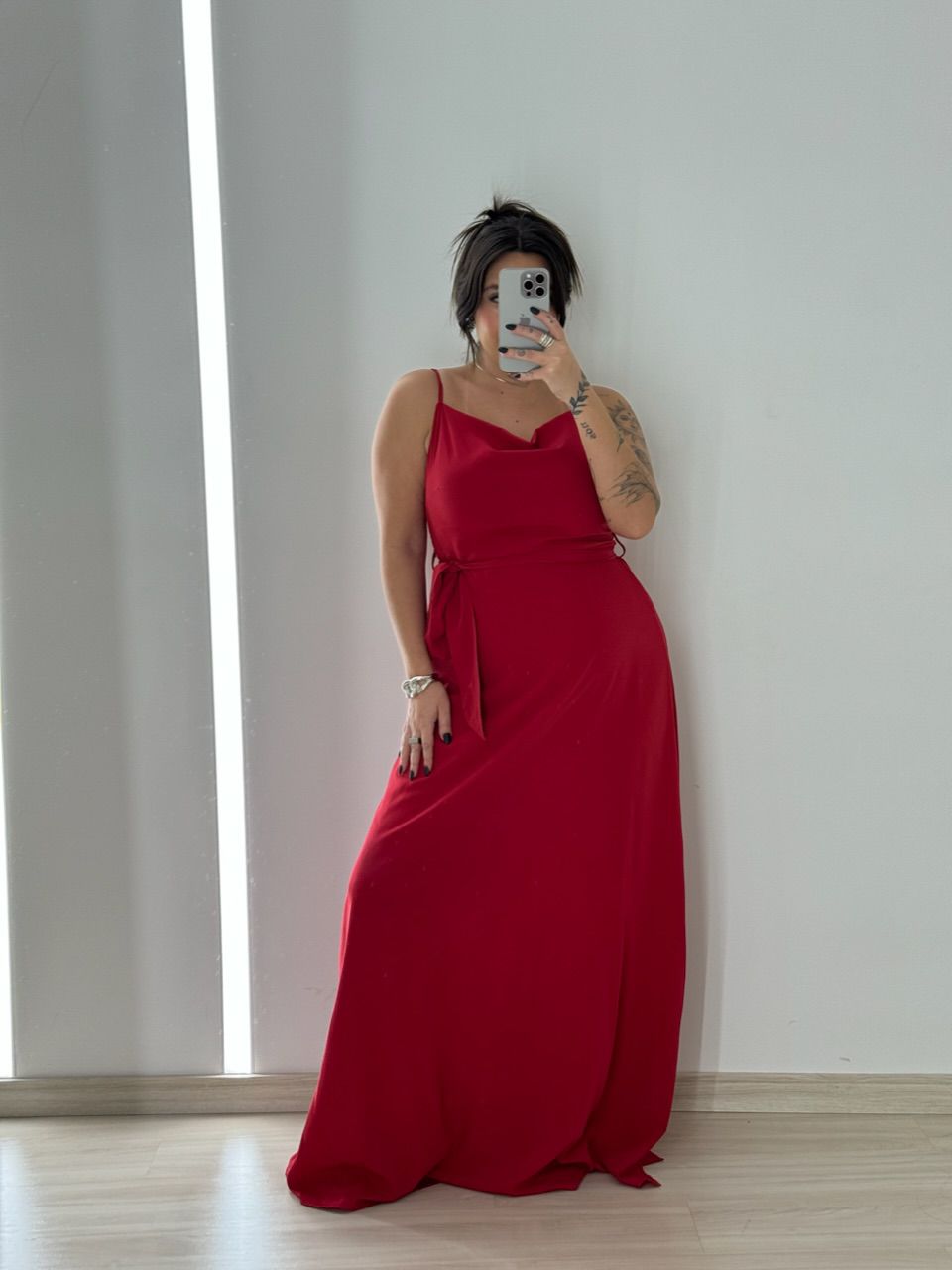 VESTIDO VANESSA ALÇA vermelho