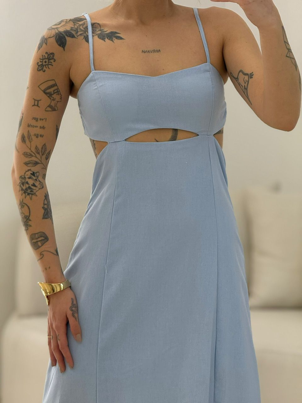 VESTIDO CASSANDRA ALÇA AZUL