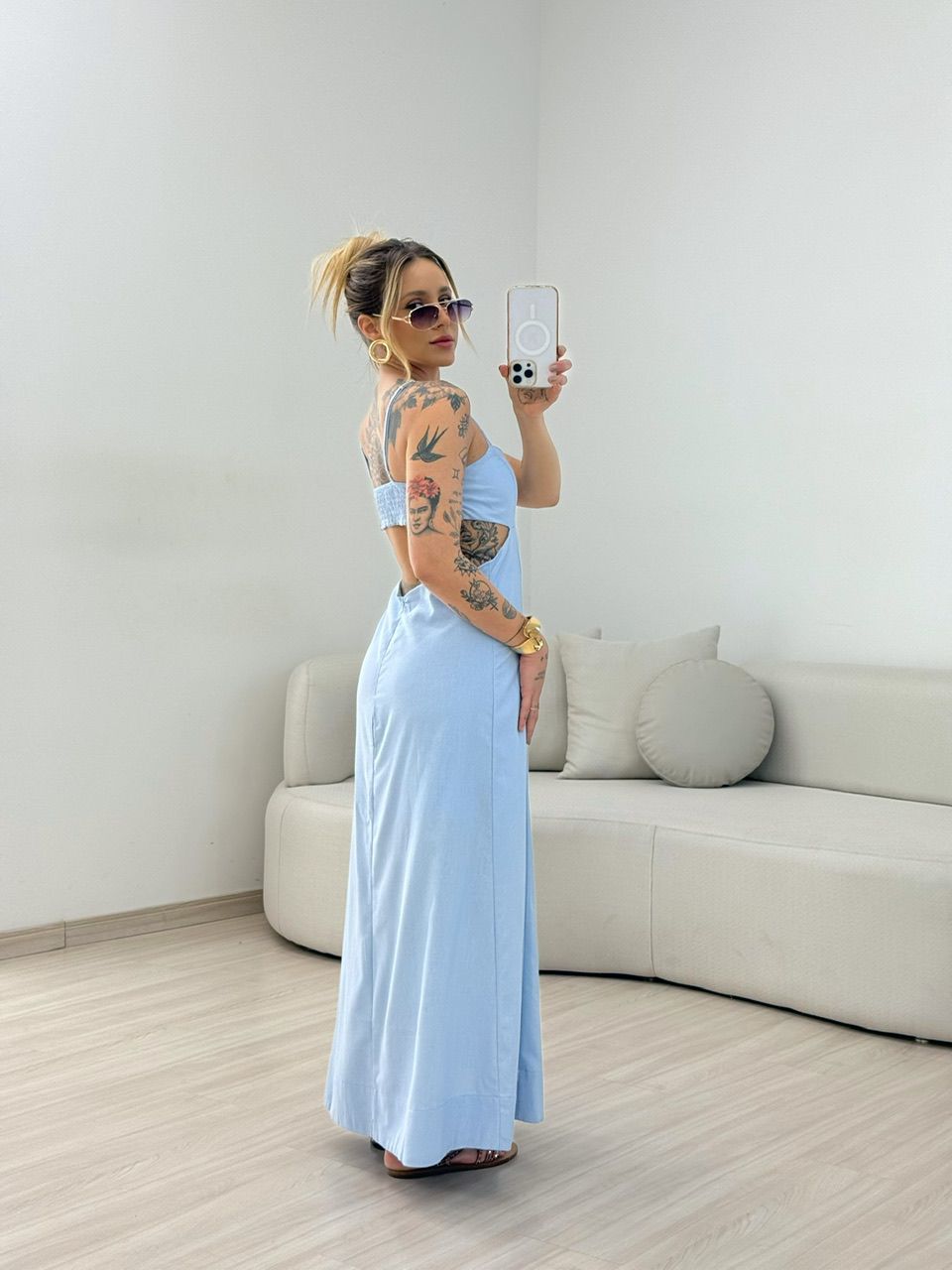 VESTIDO CASSANDRA ALÇA AZUL