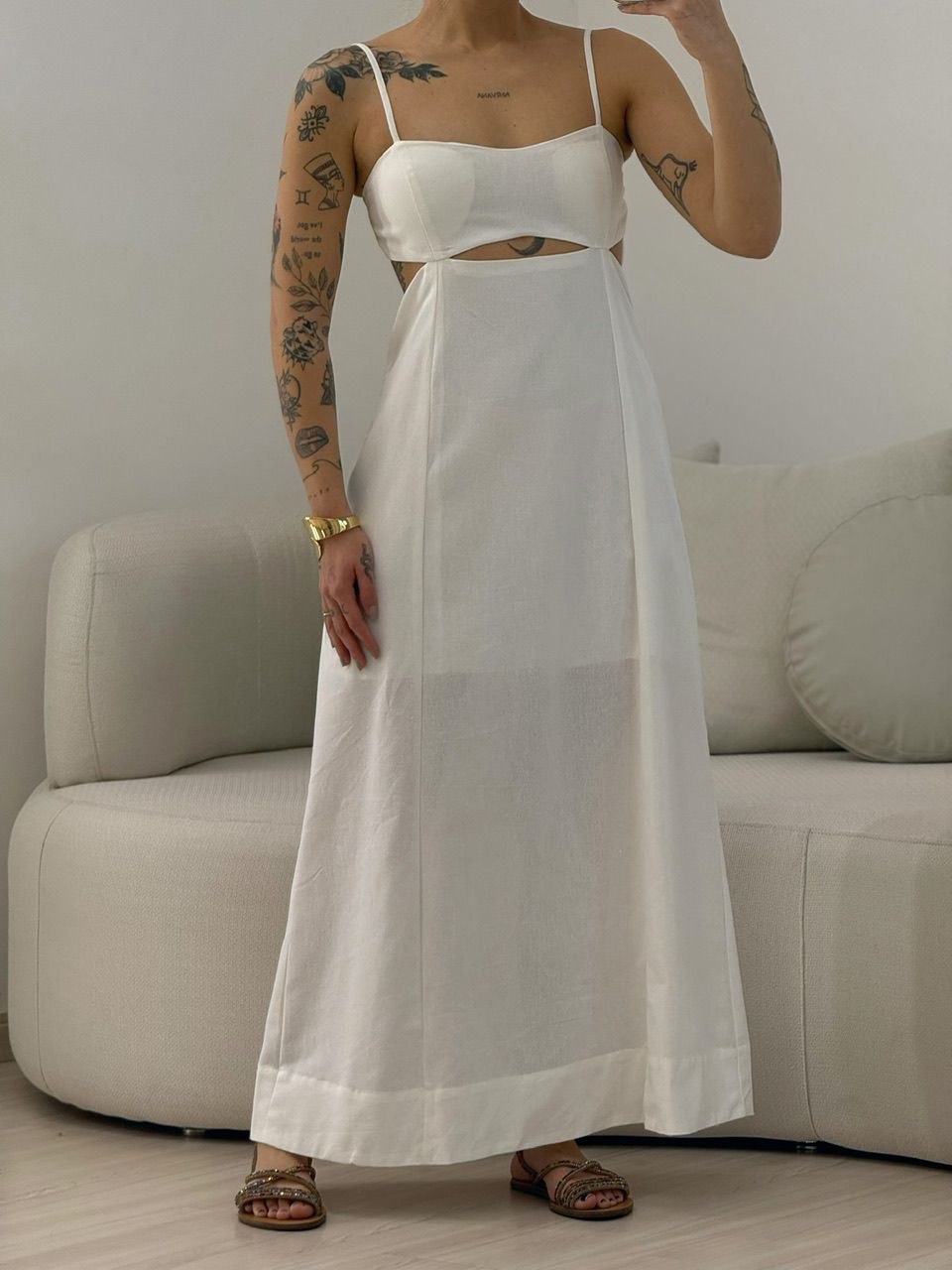 VESTIDO CASSANDRA ALÇA OFF
