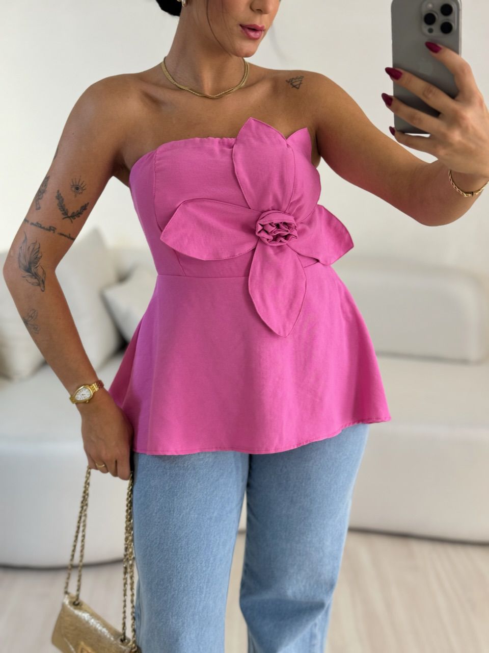 BLUSA FERNANDA 02 TOMARA QUE CAIA PINK