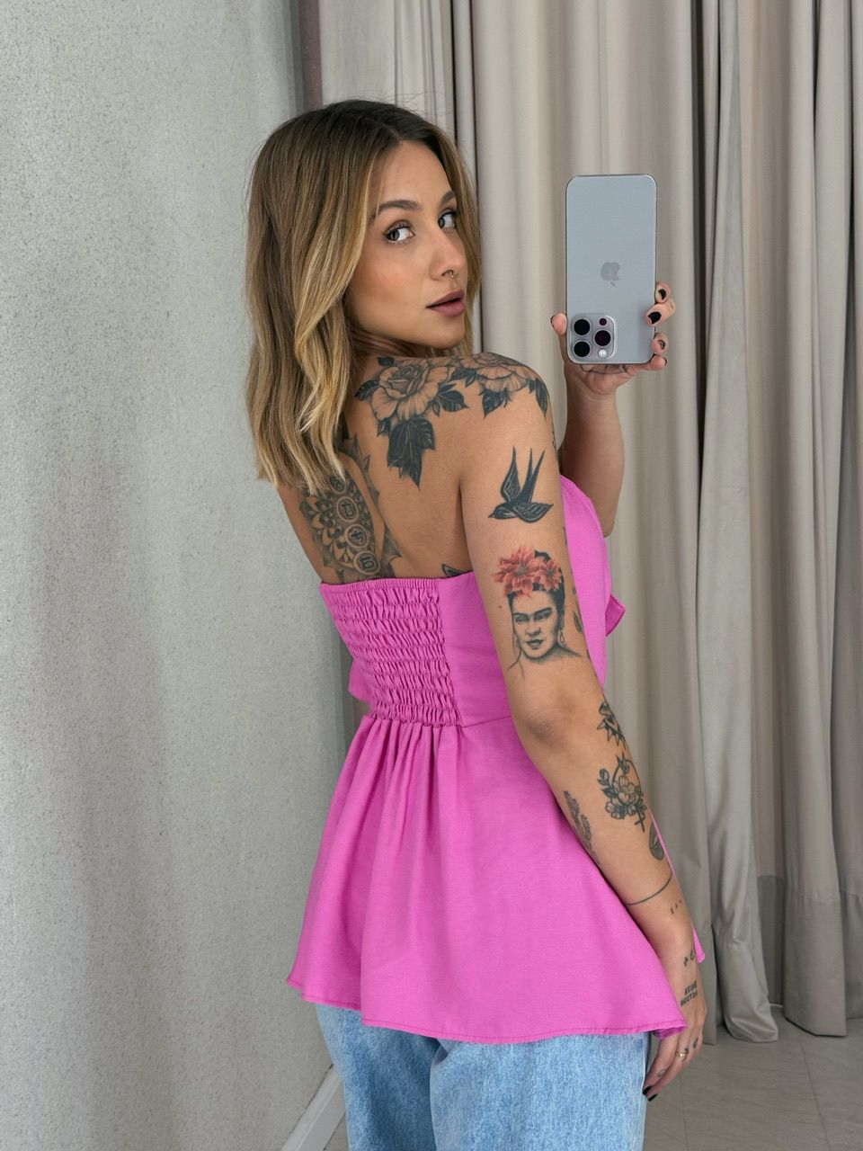 BLUSA FERNANDA 02 TOMARA QUE CAIA PINK