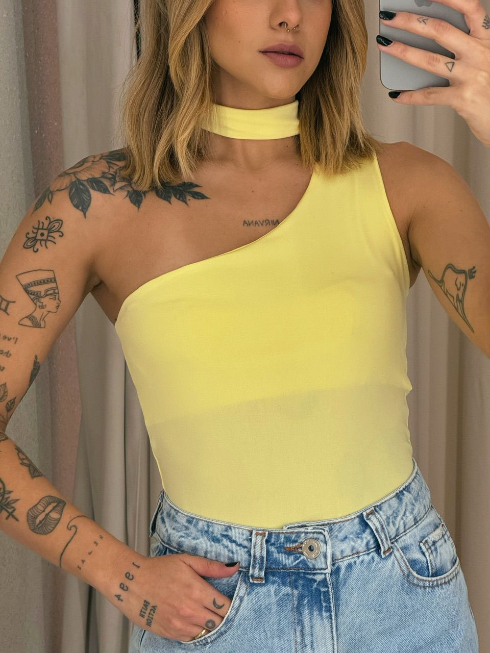 BODY BIA AMARELO