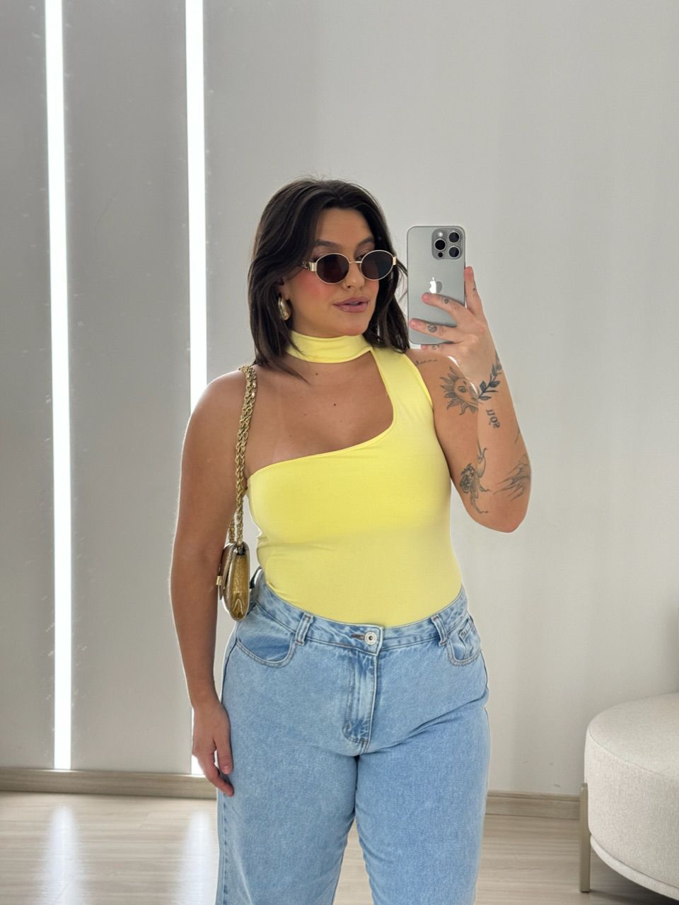 BODY BIA AMARELO