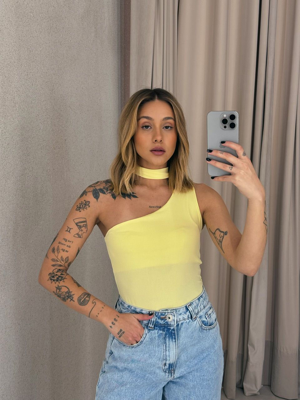 BODY BIA AMARELO
