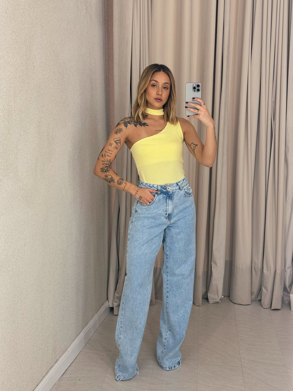 BODY BIA AMARELO