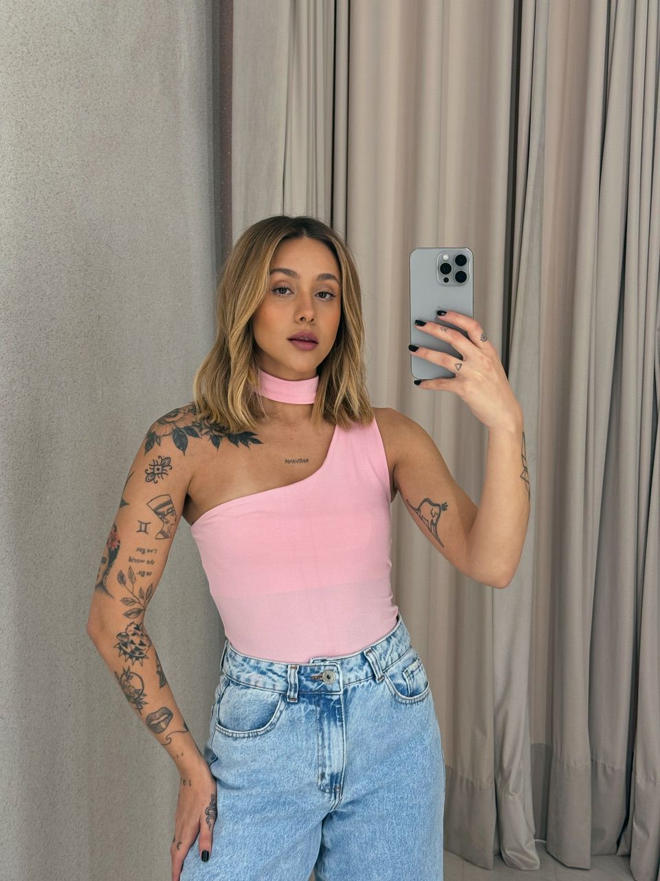 BODY BIA BABY PINK - 0056150366 - CAROLLA FERRARO