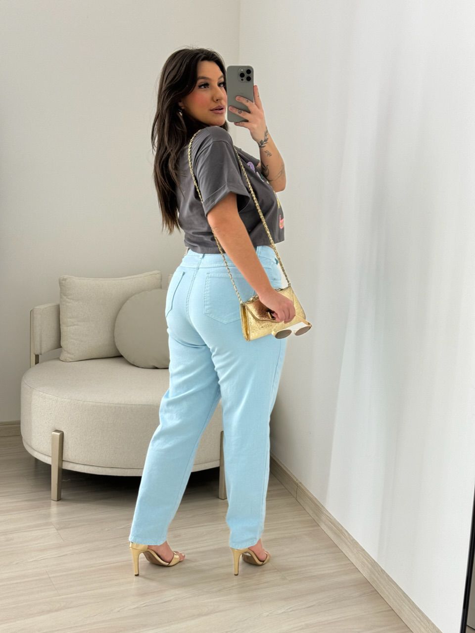 CALÇA PENÉLOPE SKINNY BABY BLUE