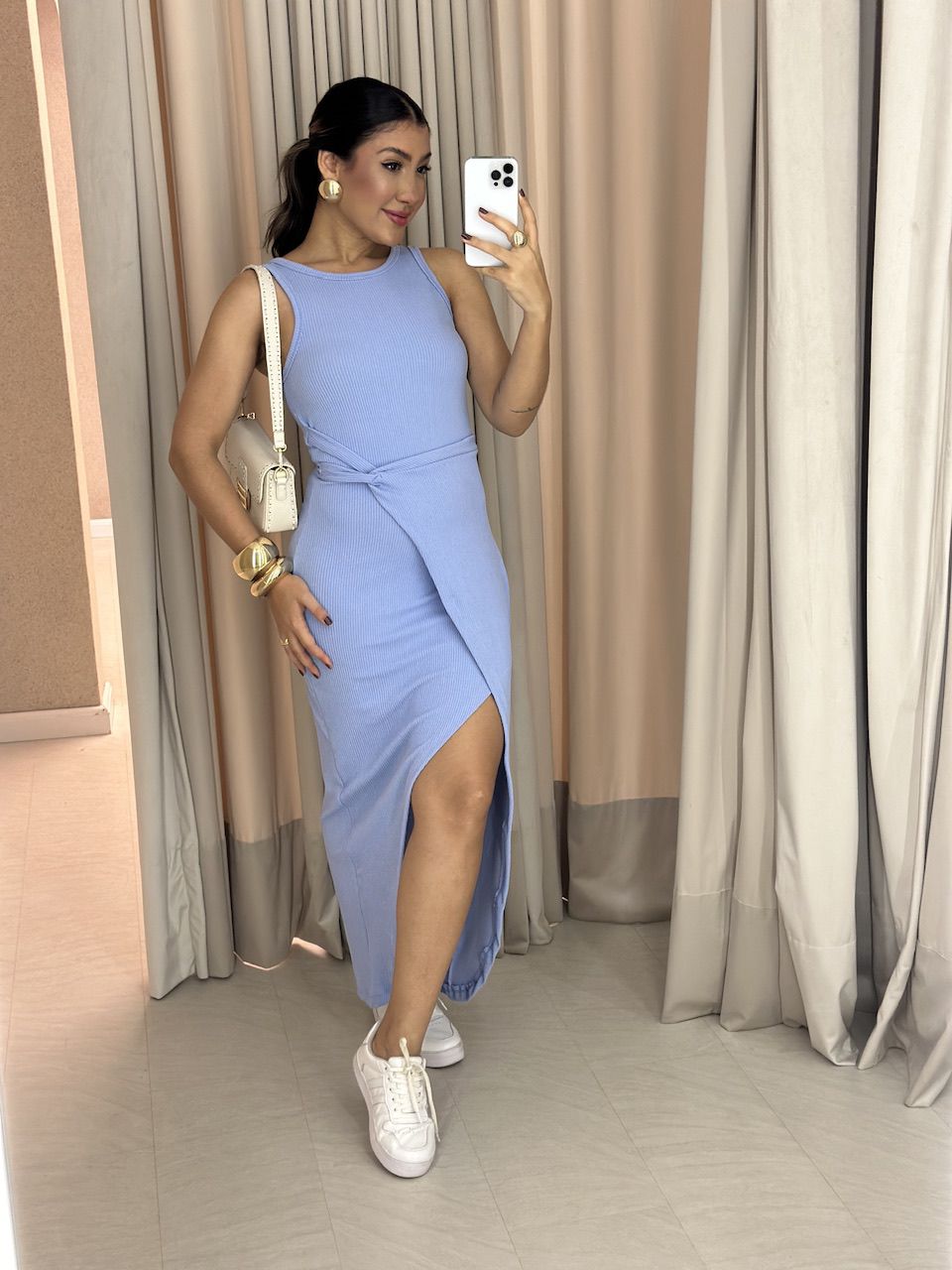 VESTIDO SELMA CAVADO VIOLETA