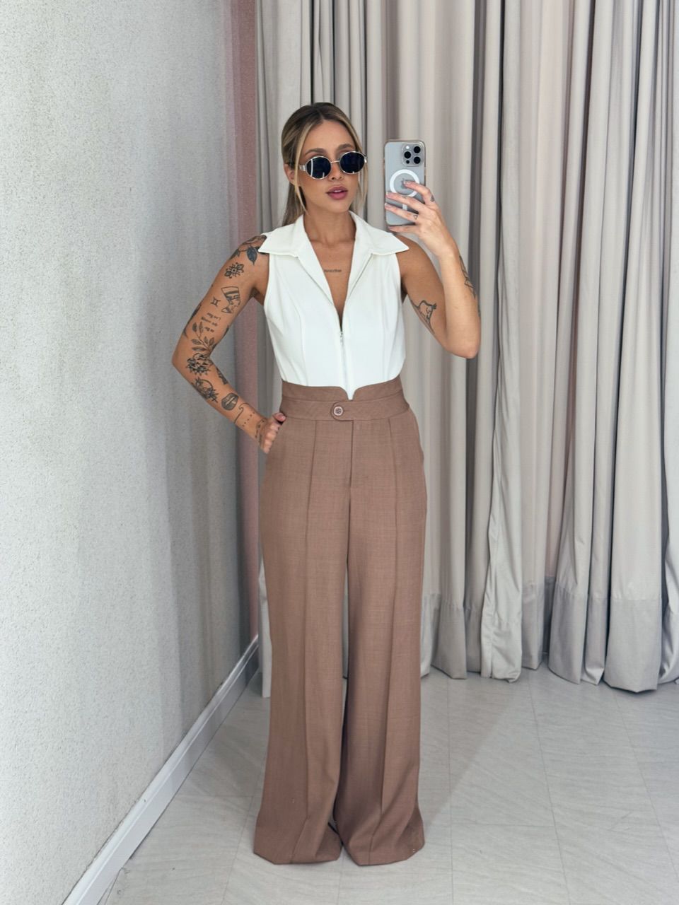 CALÇA LÊ PANTALONA CAPUCCINO 