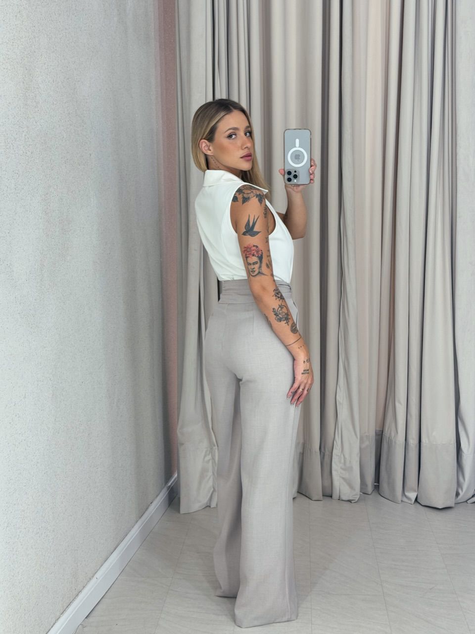 CALÇA LÊ PANTALONA CAQUI