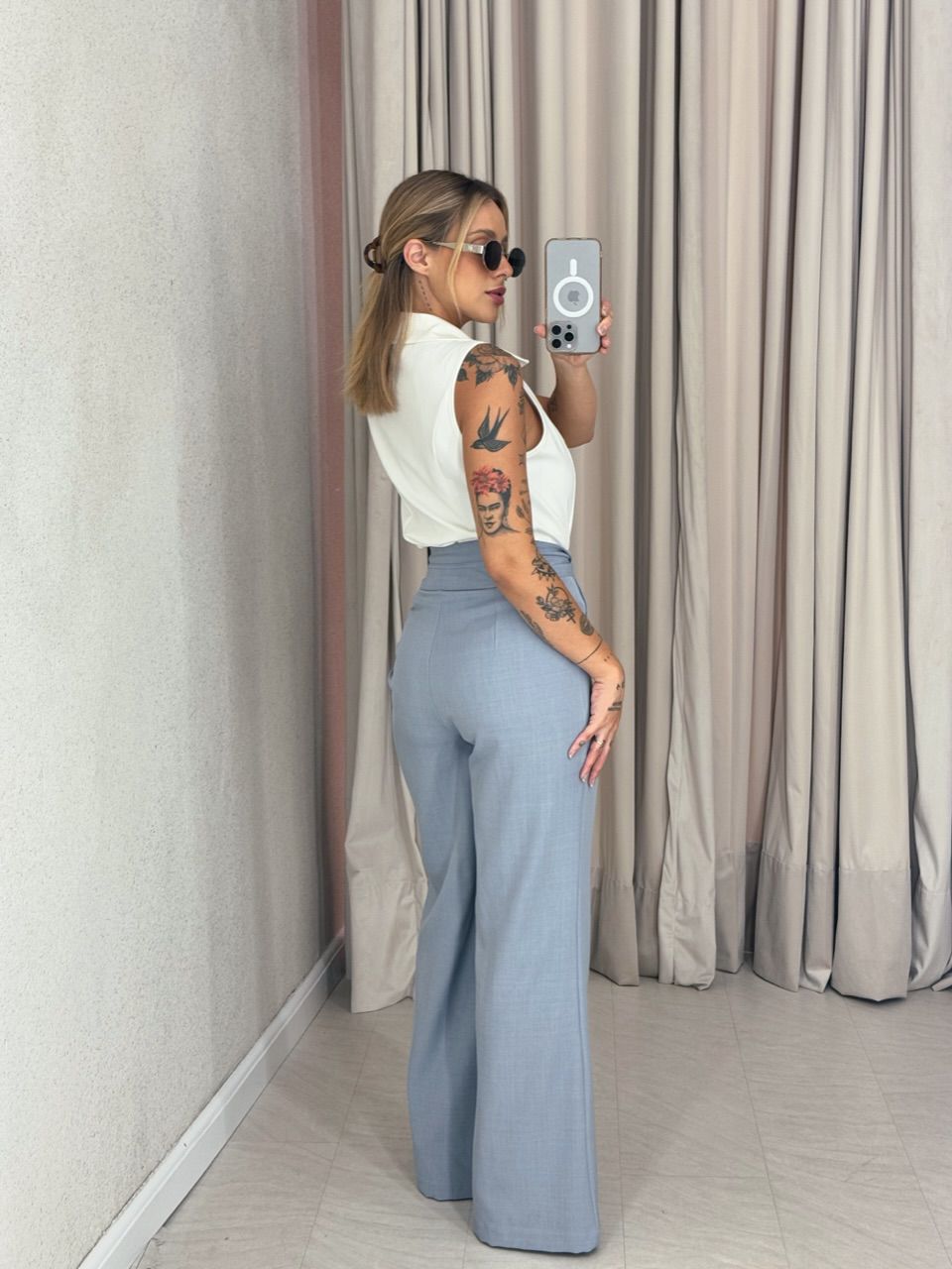CALÇA LÊ PANTALONA CINZA