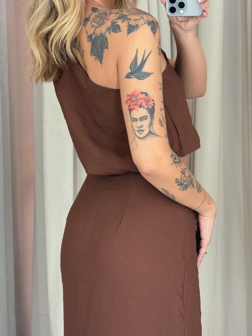 CONJUNTO CLAUDIA SAIA MARROM