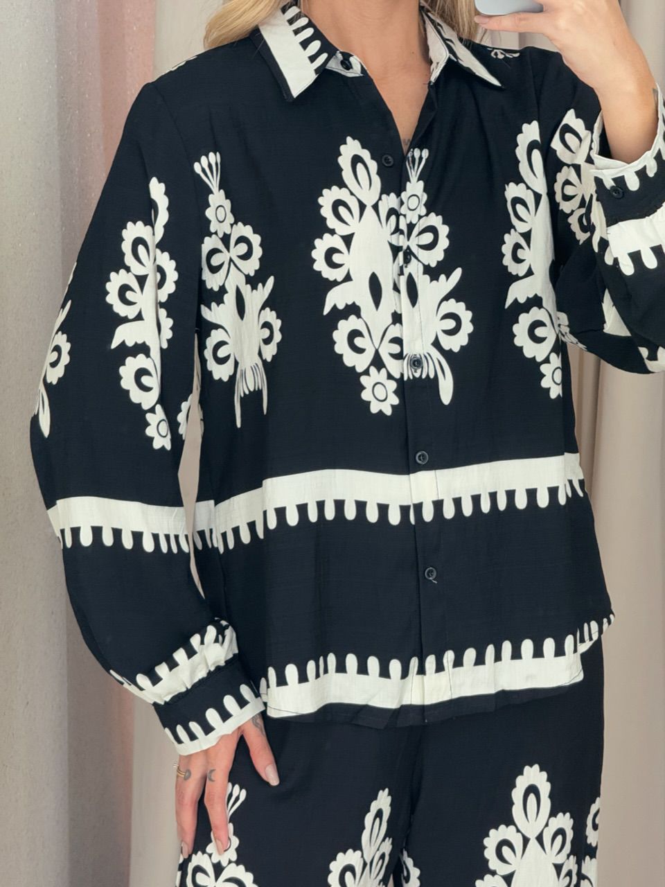CONJUNTO FLORENCE CALÇA PRETO