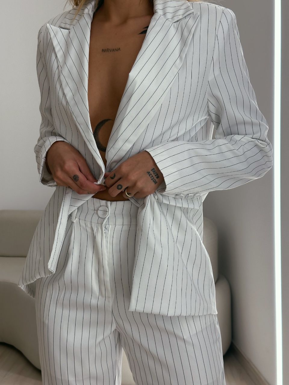 CONJUNTO LUNA BLAZER CALÇA BRANCO