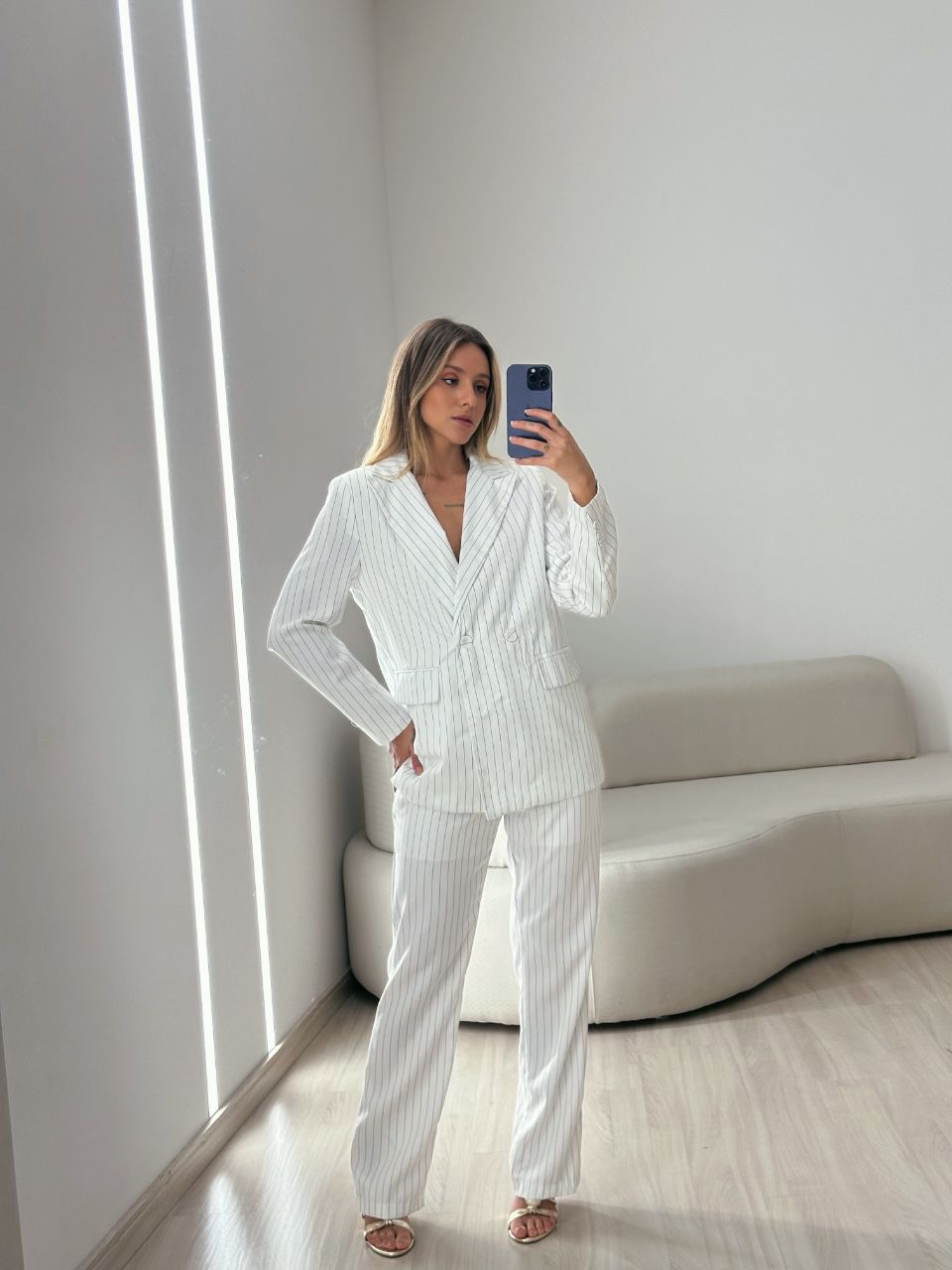 CONJUNTO LUNA BLAZER CALÇA BRANCO