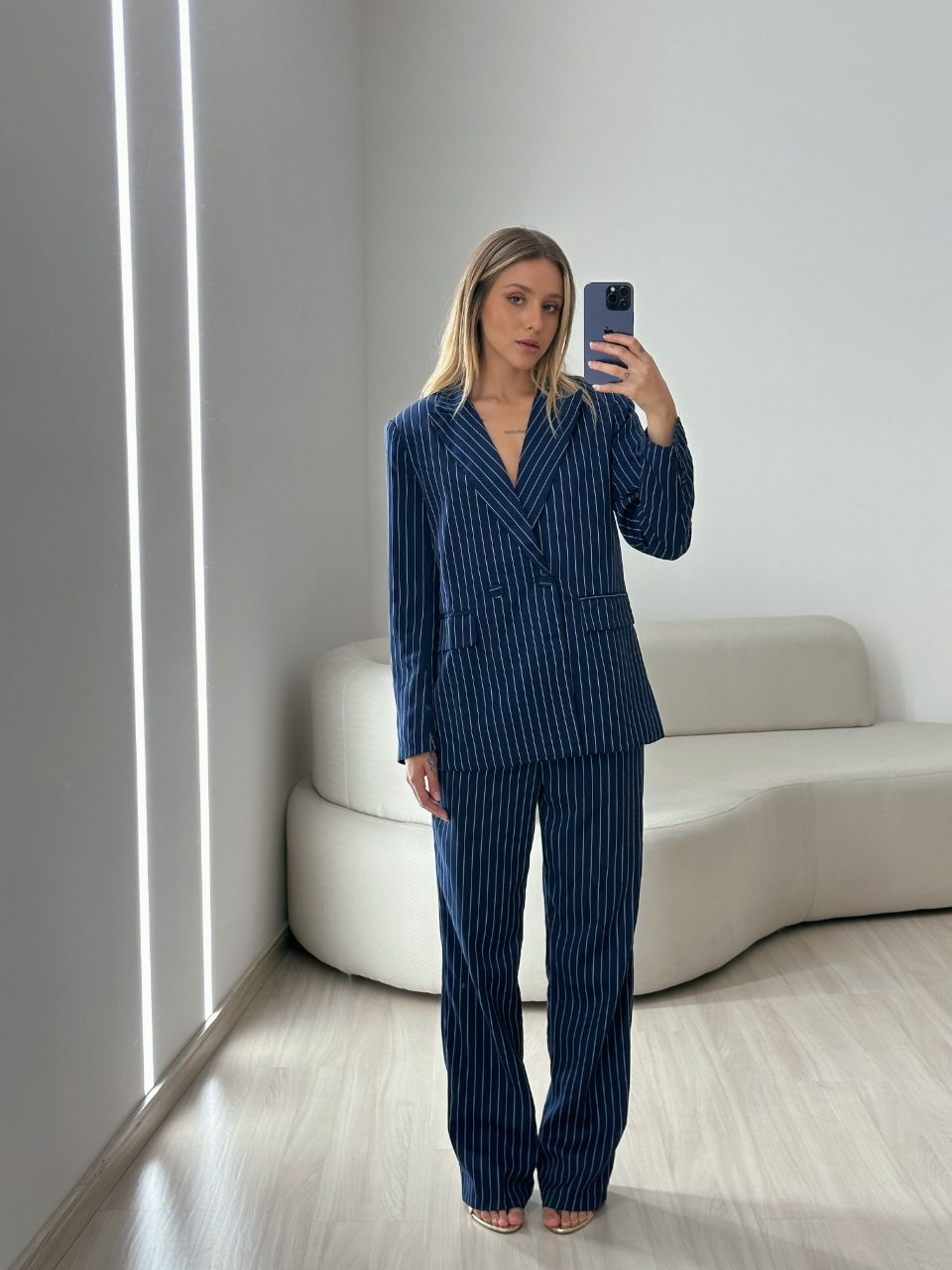 CONJUNTO LUNA BLAZER CALÇA MARINHO