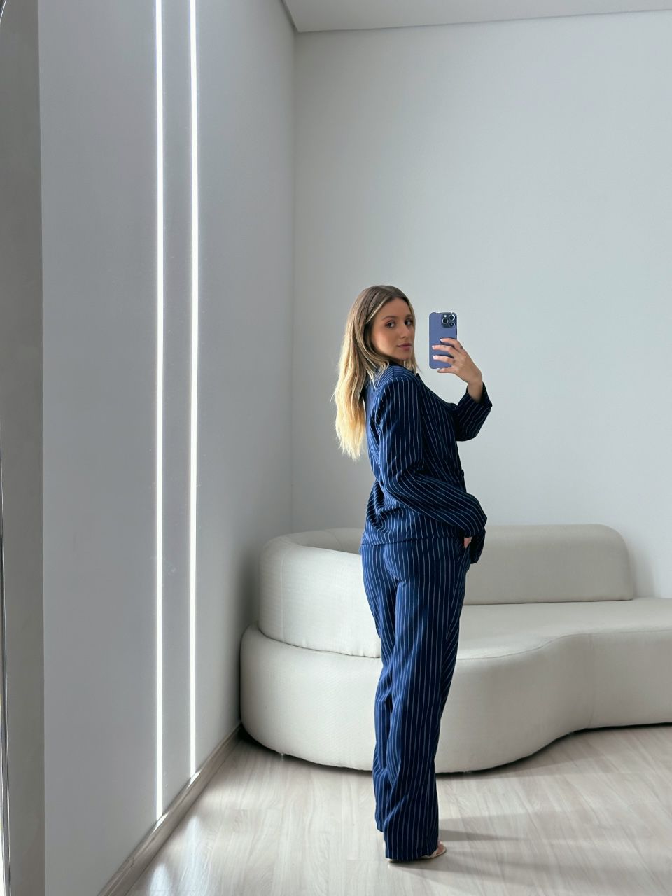 CONJUNTO LUNA BLAZER CALÇA MARINHO