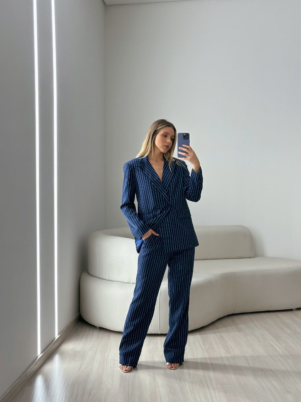 CONJUNTO LUNA BLAZER CALÇA MARINHO