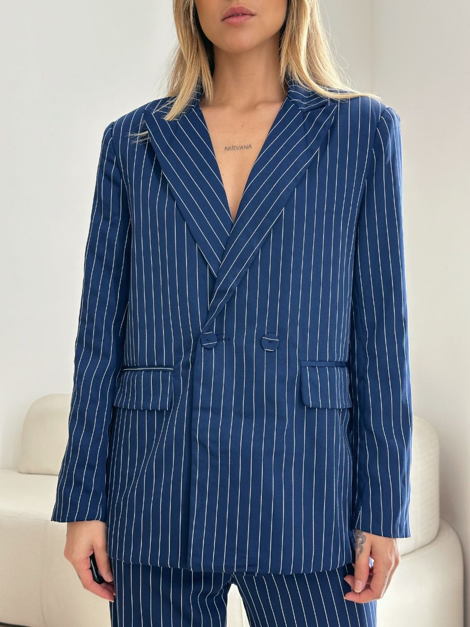 CONJUNTO LUNA BLAZER CALÇA MARINHO
