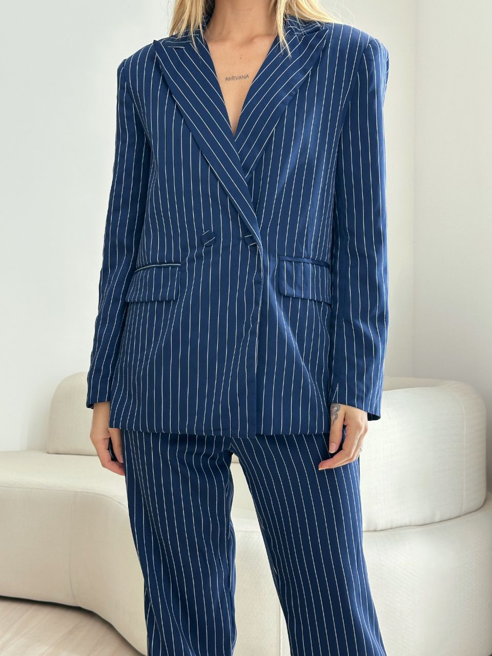 CONJUNTO LUNA BLAZER CALÇA MARINHO