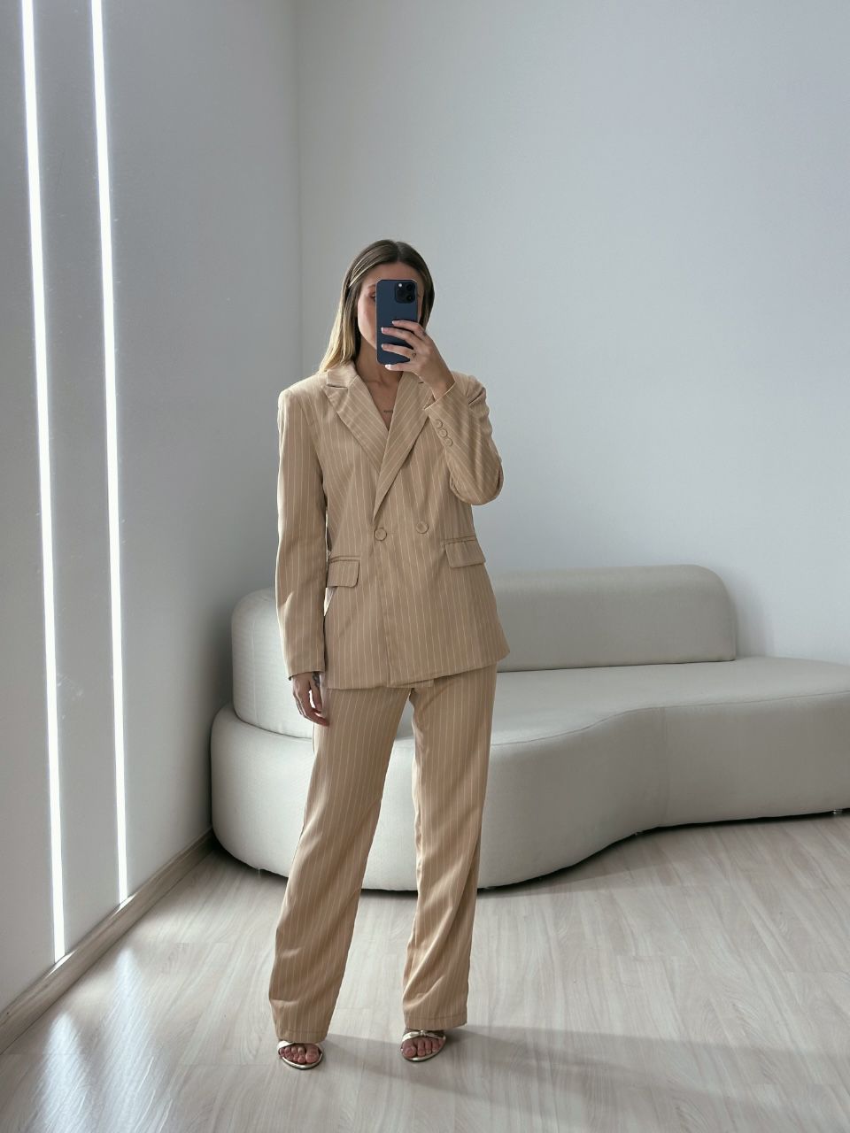 CONJUNTO LUNA BLAZER CALÇA NUDE
