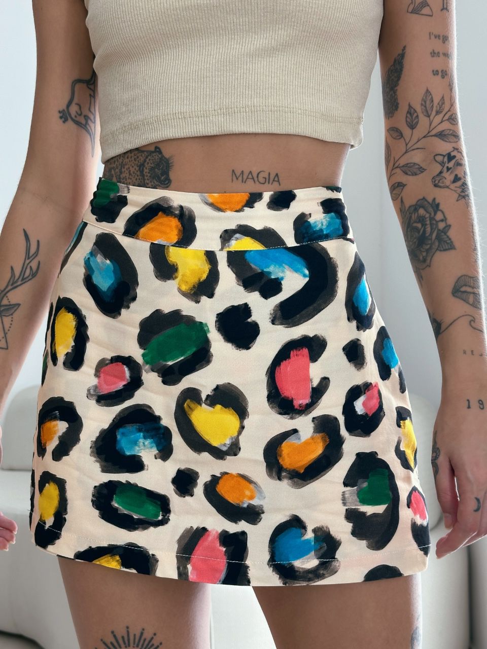 CONJUNTO ONÇA KIMONO COLORS