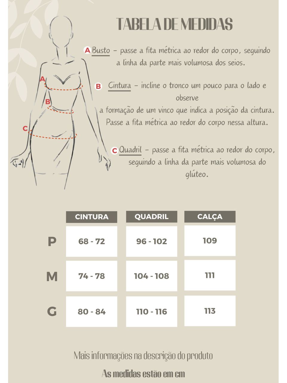CALÇA MARÍLIA ESTAMPADA NUDE