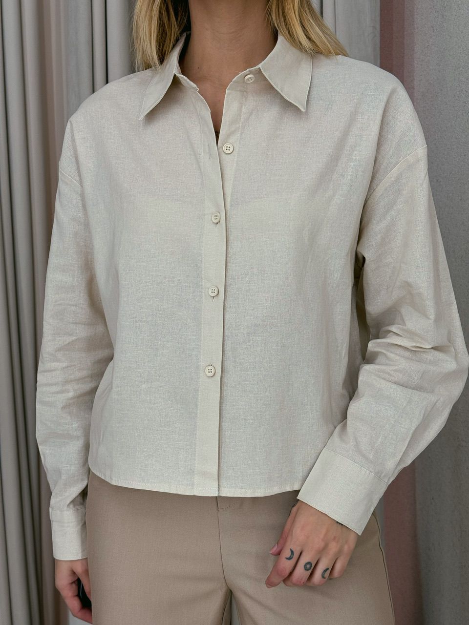 CAMISA KÁTIA BÁSICA NUDE
