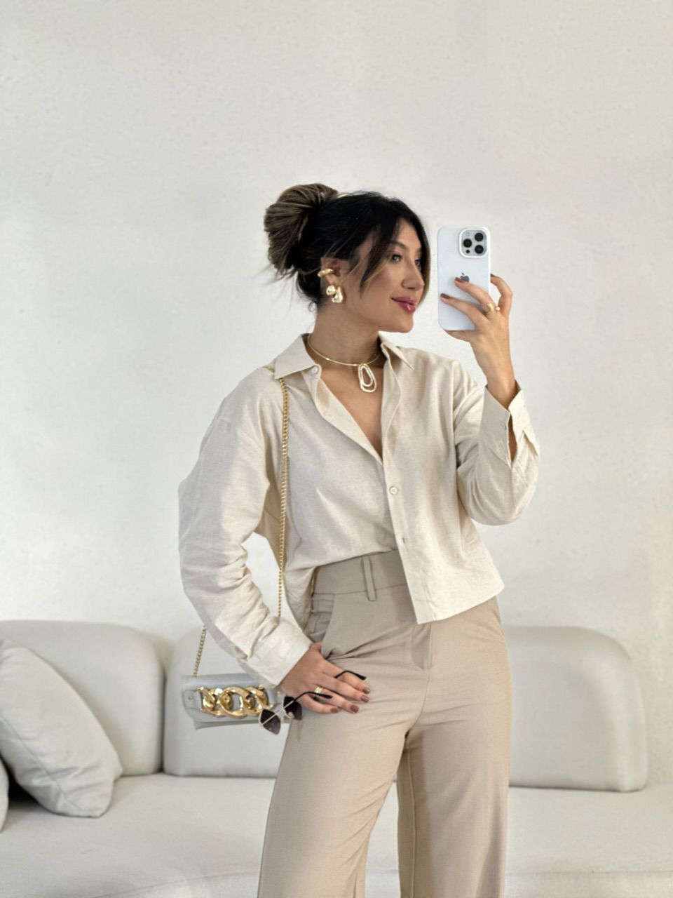 CAMISA KÁTIA BÁSICA NUDE