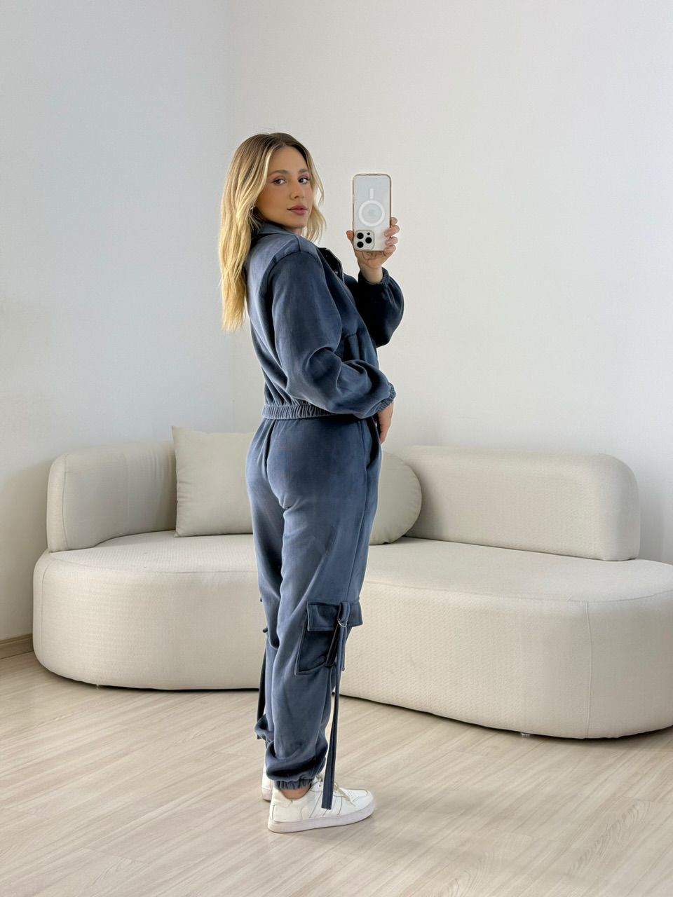 CONJUNTO ELOISA COTELÊ BLUE JEANS