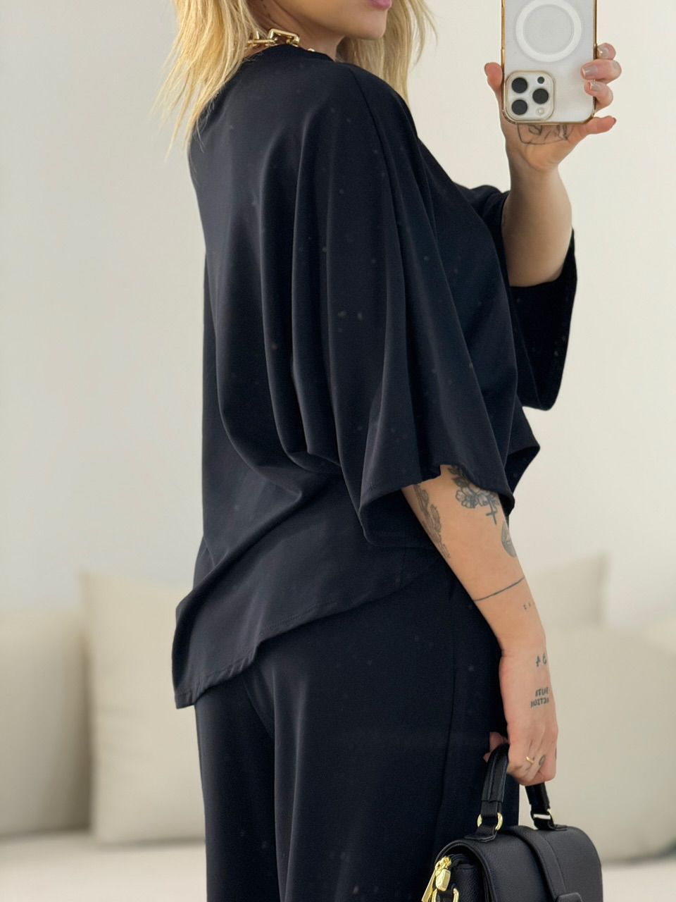 CONJUNTO KEILA CF ASSIMETRICO preto