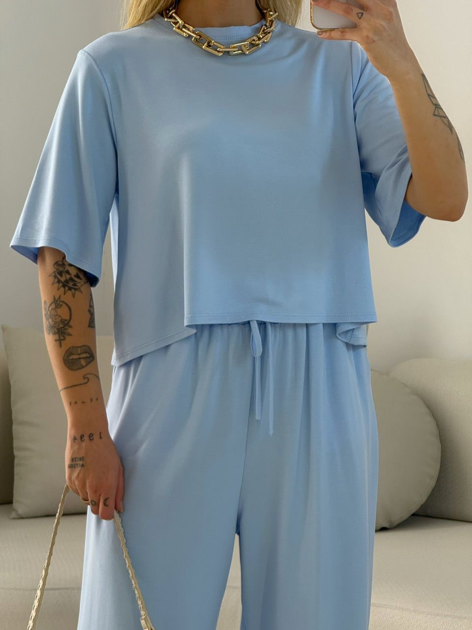 CONJUNTO LAILA CF MOLETINHO BABY BLUE