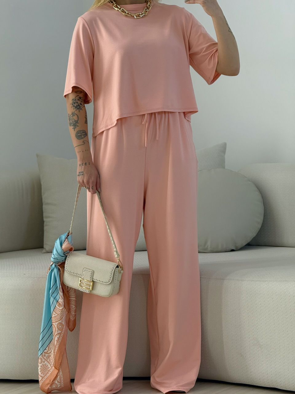 CONJUNTO LAILA CF MOLETINHO Rosa