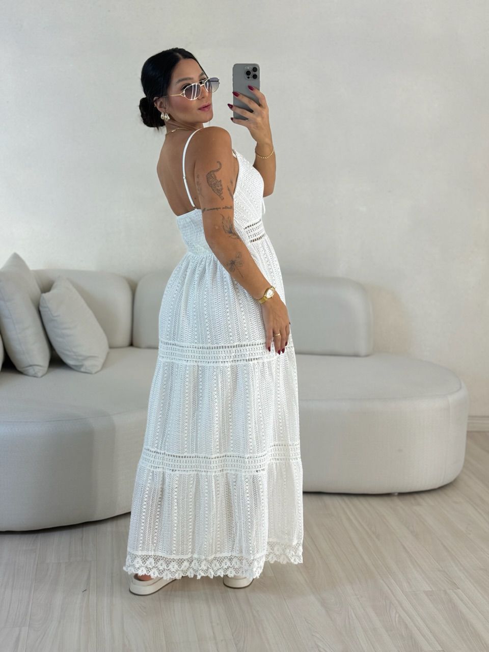 VESTIDO KAREN CROCHÊ OFF