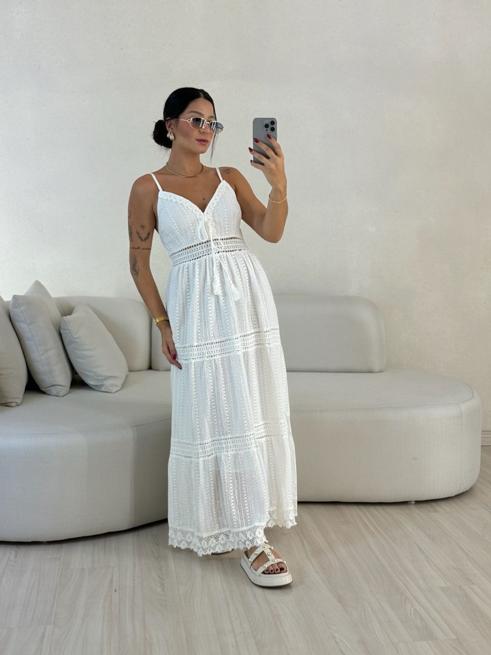 VESTIDO KAREN CROCHÊ OFF