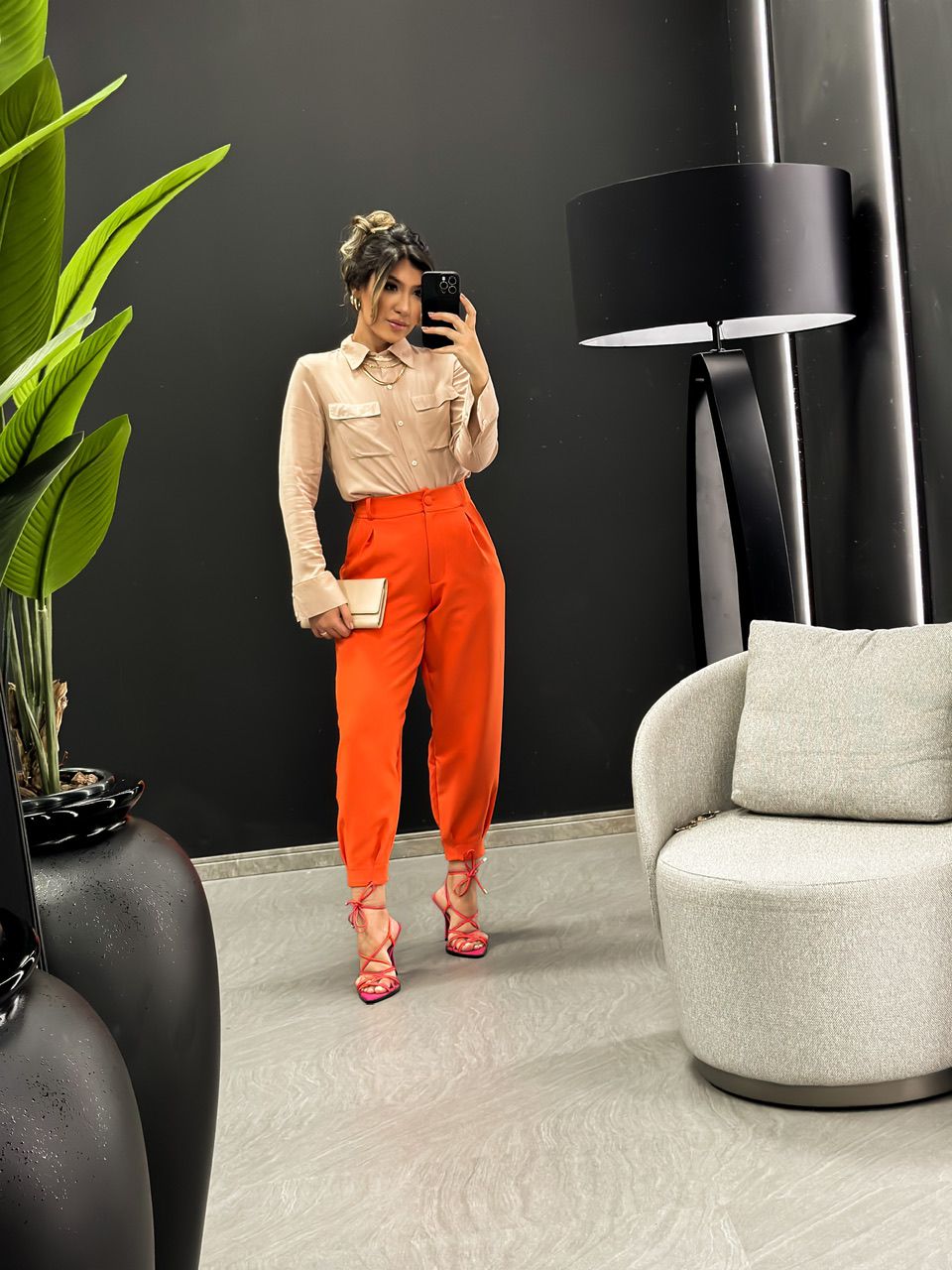 CALÇA CF CENOURA 02 LARANJA