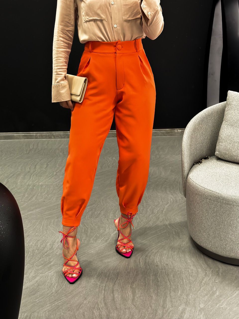 CALÇA CF CENOURA 02 LARANJA