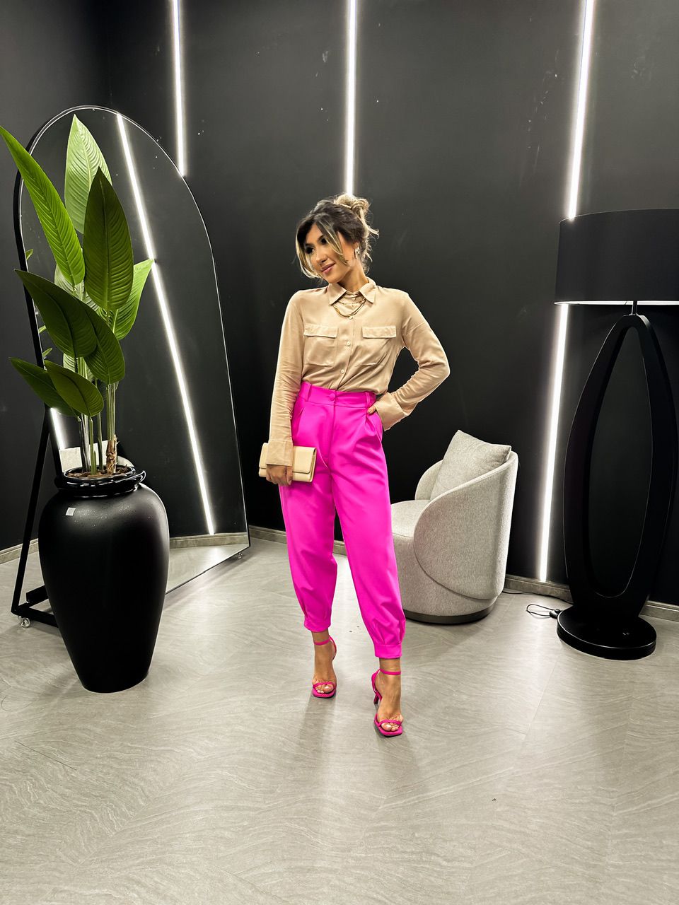 CALÇA CF CENOURA 02 PINK