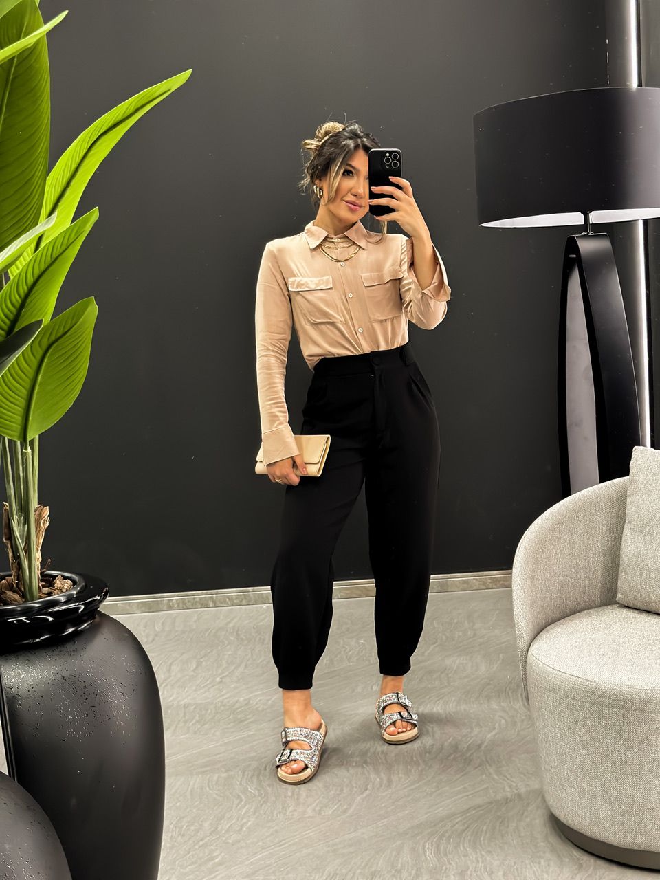 CALÇA CF CENOURA 02 PRETA