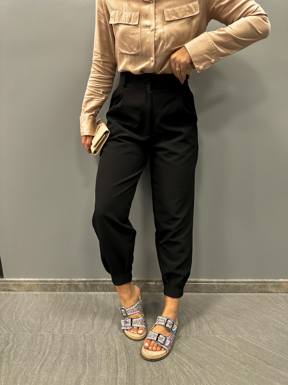CALÇA CF CENOURA 02 PRETA