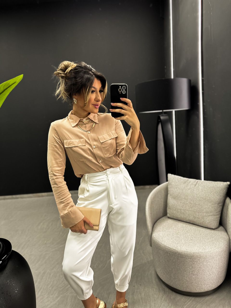 CHEMISE VALENTINA CF NUDE