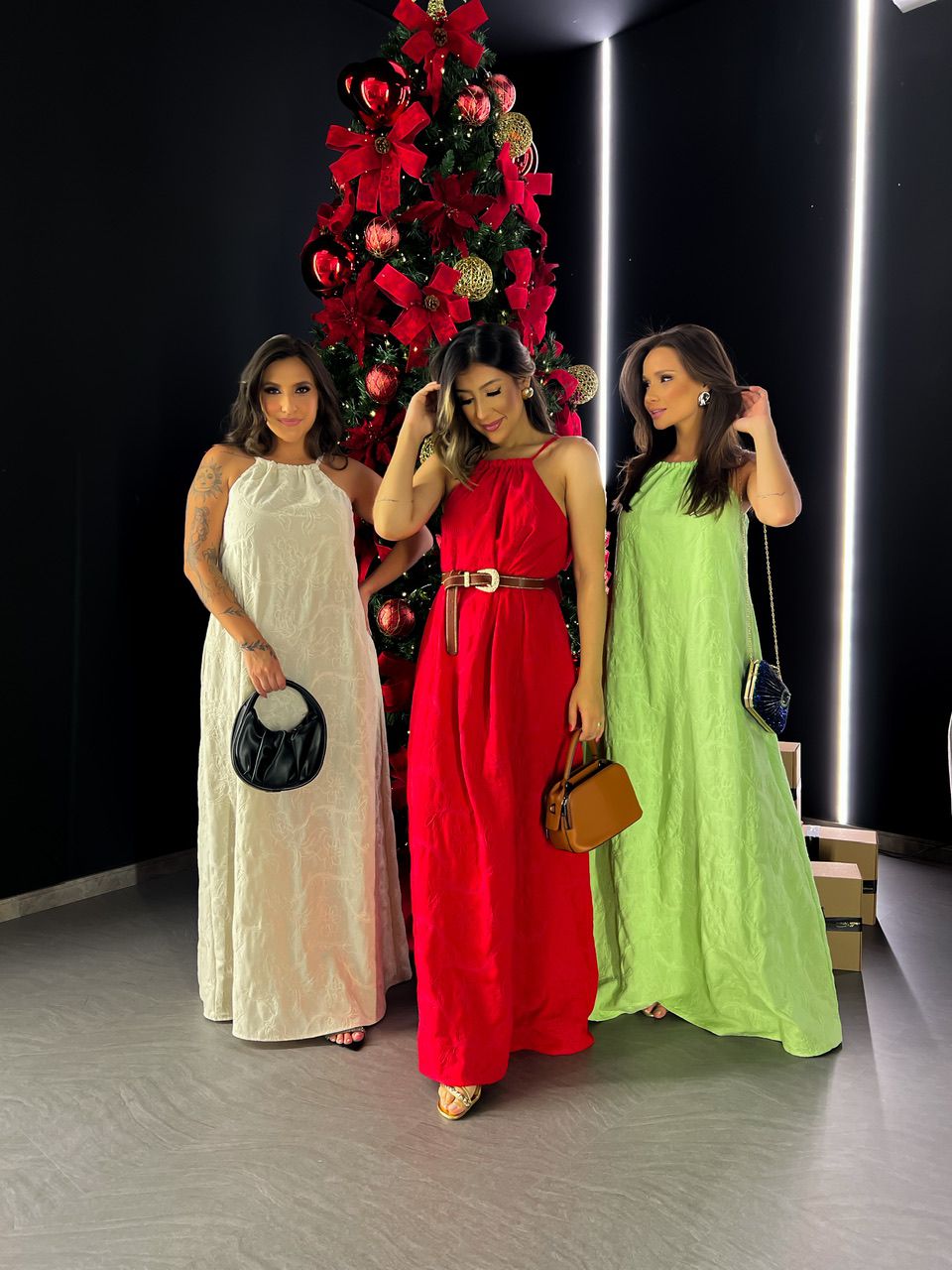 VESTIDO CF LINHO VERDE
