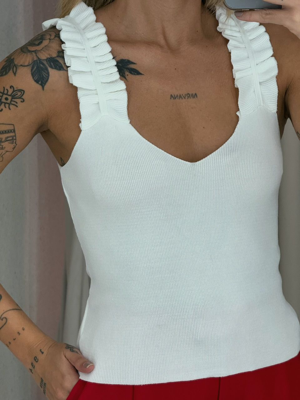 BLUSA ANASTASIA TRICOT OFF