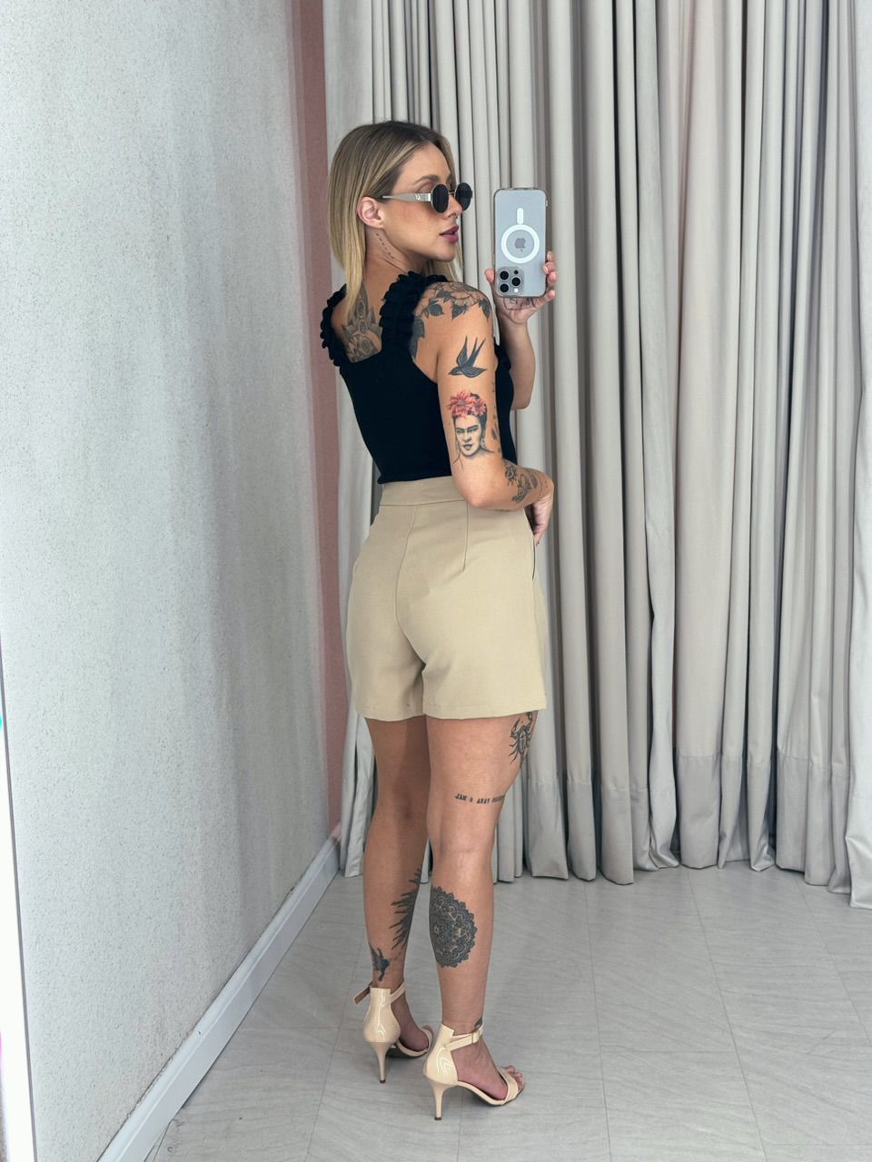 BLUSA ANASTASIA TRICOT PRETA