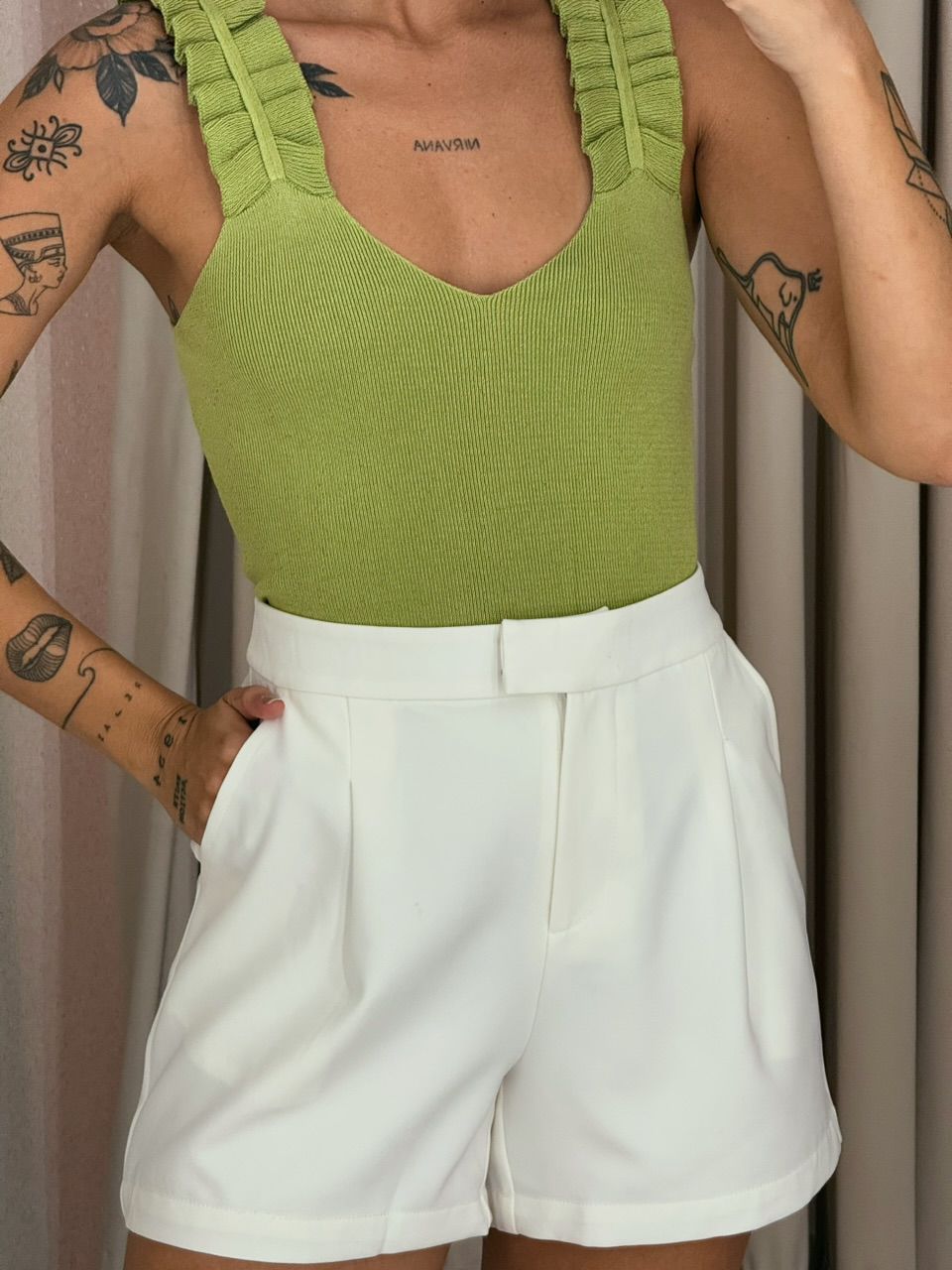 BLUSA ANASTASIA TRICOT VERDE