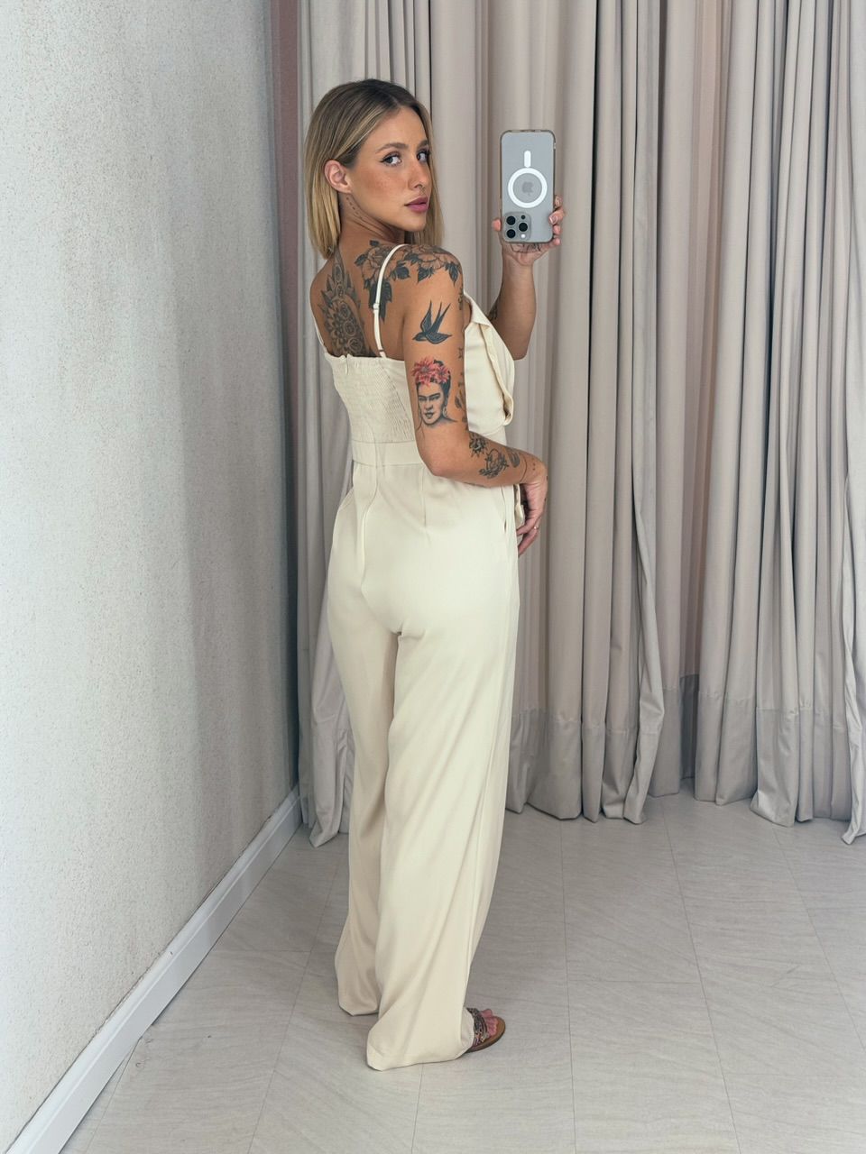 MACACÃO LUCIANA ALÇA NUDE