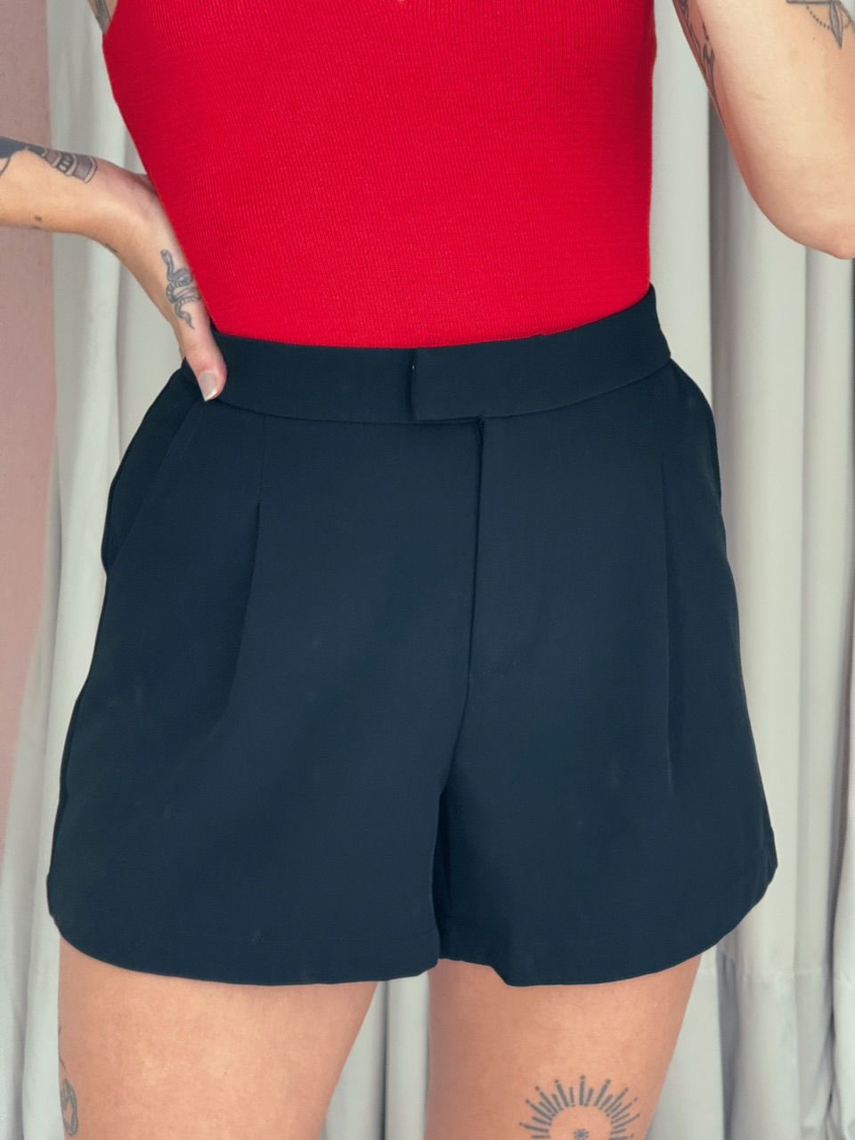 SHORT ARIANA PRETO - 0059180032 - CAROLLA FERRARO